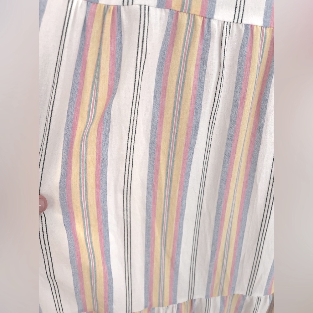 NWOT Label Of Love Striped Cotton Tiered Midi/Maxi Dress - Small - Picture 6 of 9